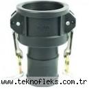 C TİPİ POLİPROPLEN KAMLOK